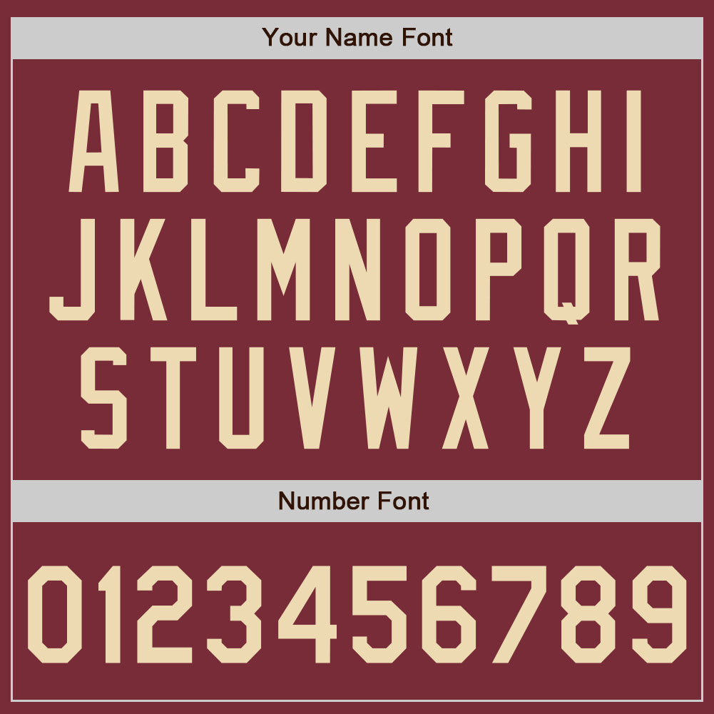 Custom Stitched Burgundy Cream-Burgundy Baseball Pullover Sweatshirt Hoodie