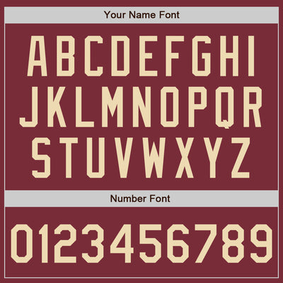 Custom Stitched Burgundy Cream-Burgundy Baseball Pullover Sweatshirt Hoodie