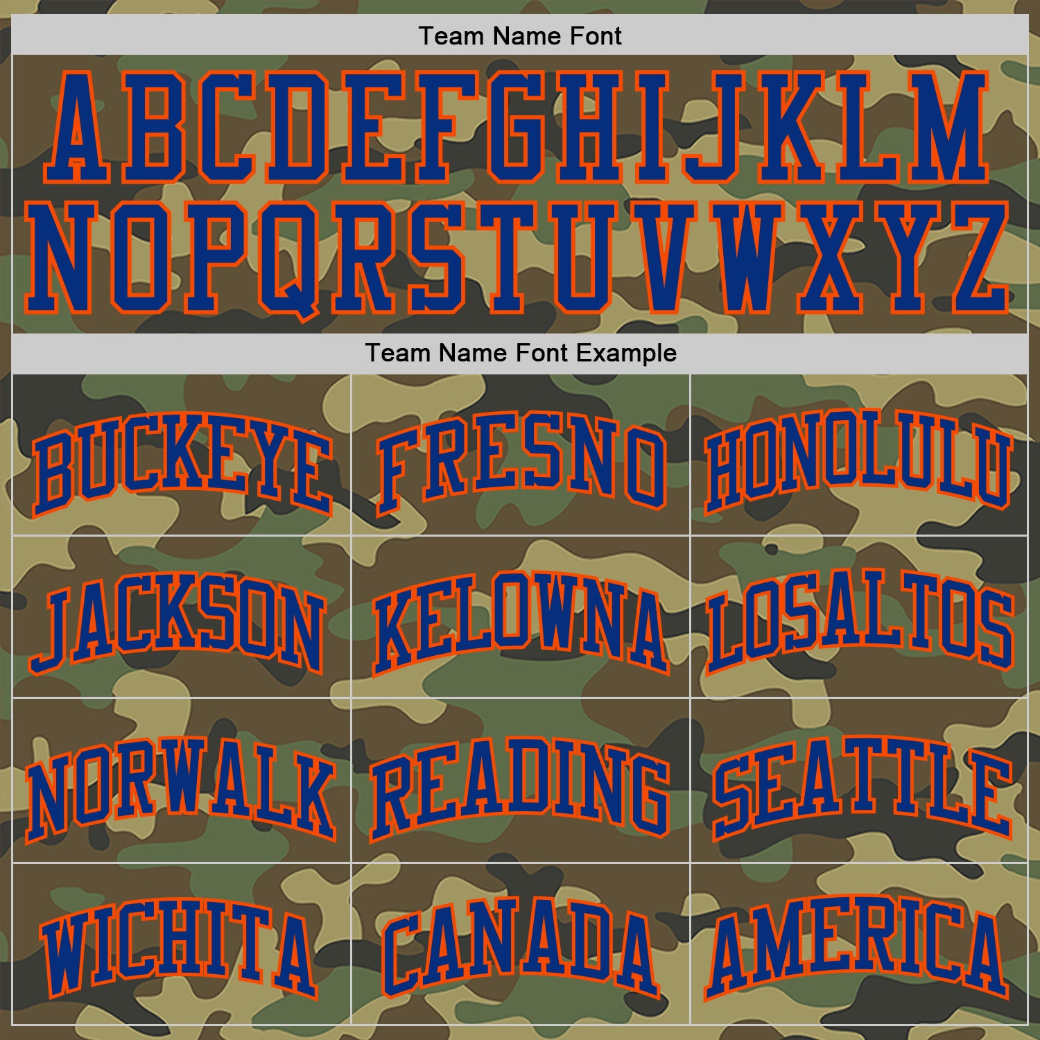 Custom Camo Royal-Orange Authentic Salute To Service Basketball Jersey