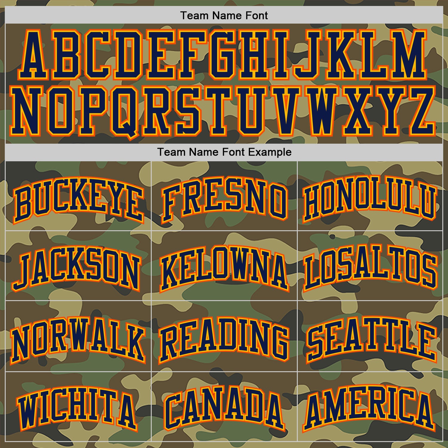 Custom Camo Navy Gold-Orange Authentic Salute To Service Basketball Jersey