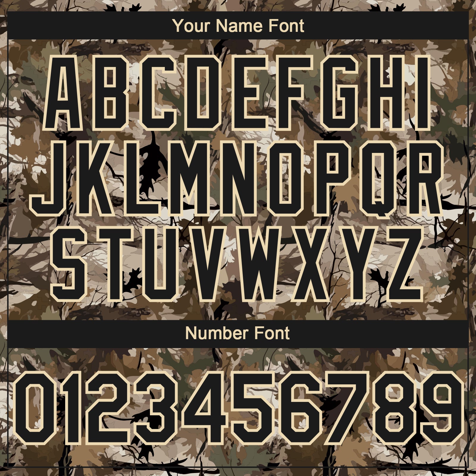 Custom Camo Black-Cream 3D Woodland Camo Authentic Salute To Service Baseball Jersey