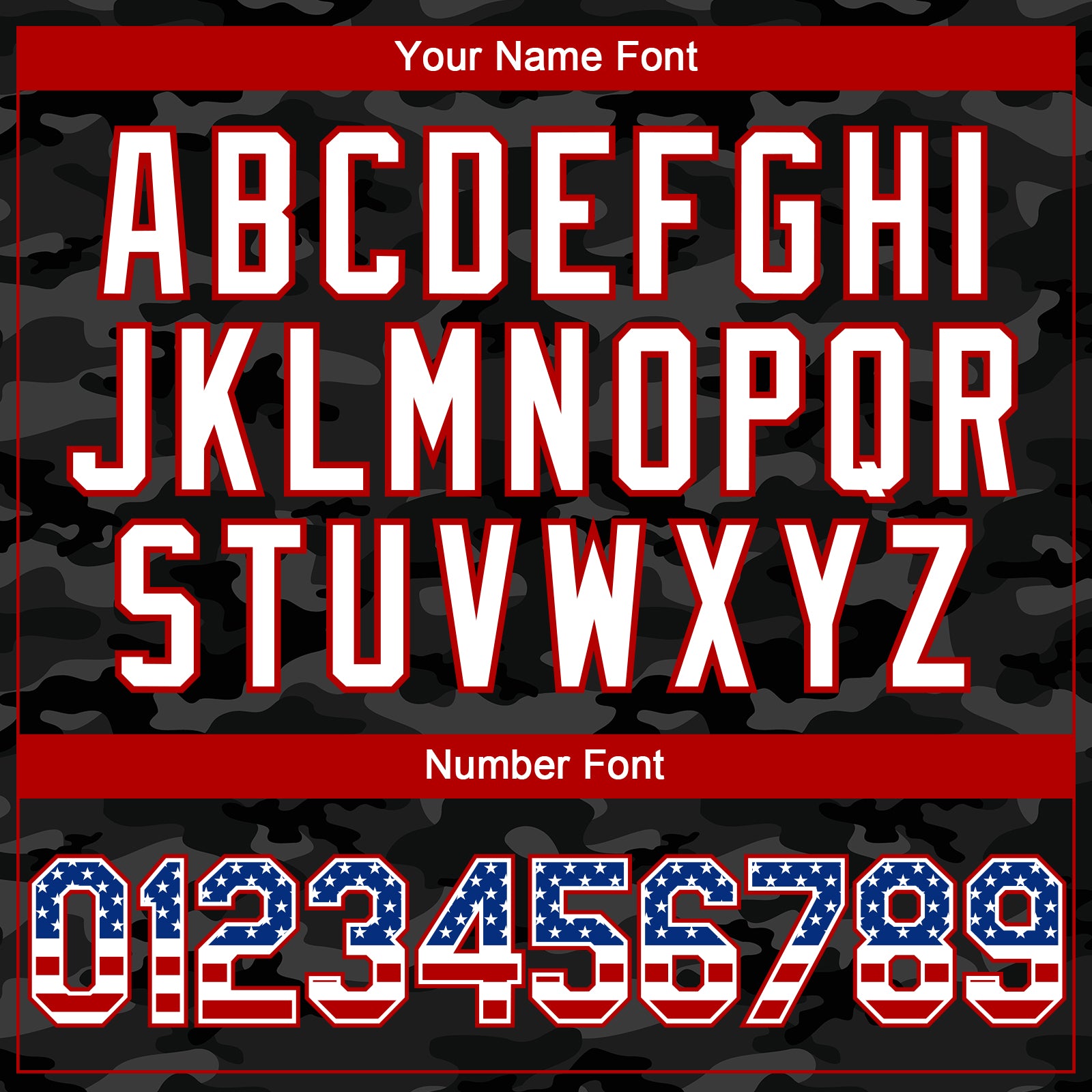 Custom Camo USA Flag White-Red 3D Authentic Salute To Service Baseball Jersey