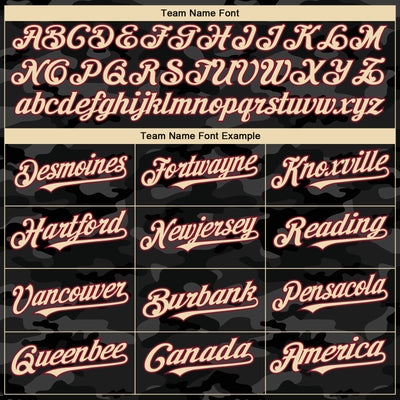 Custom Camo Cream-Crimson 3D American Flag Authentic Salute To Service Baseball Jersey