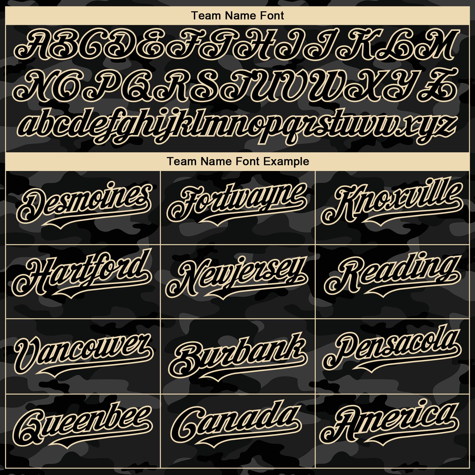 Custom Camo Black-Cream 3D American Flag Authentic Salute To Service Baseball Jersey