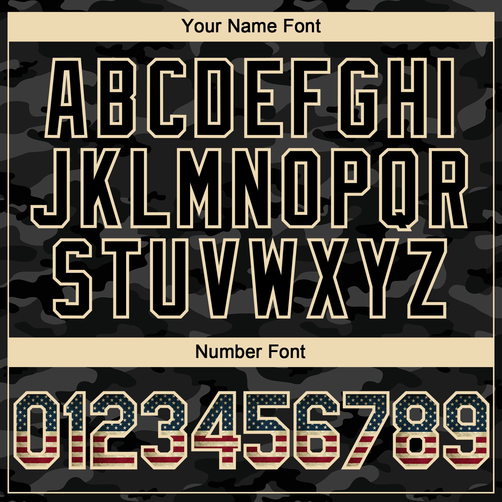 Custom Camo Vintage USA Flag-Cream 3D Authentic Salute To Service Baseball Jersey