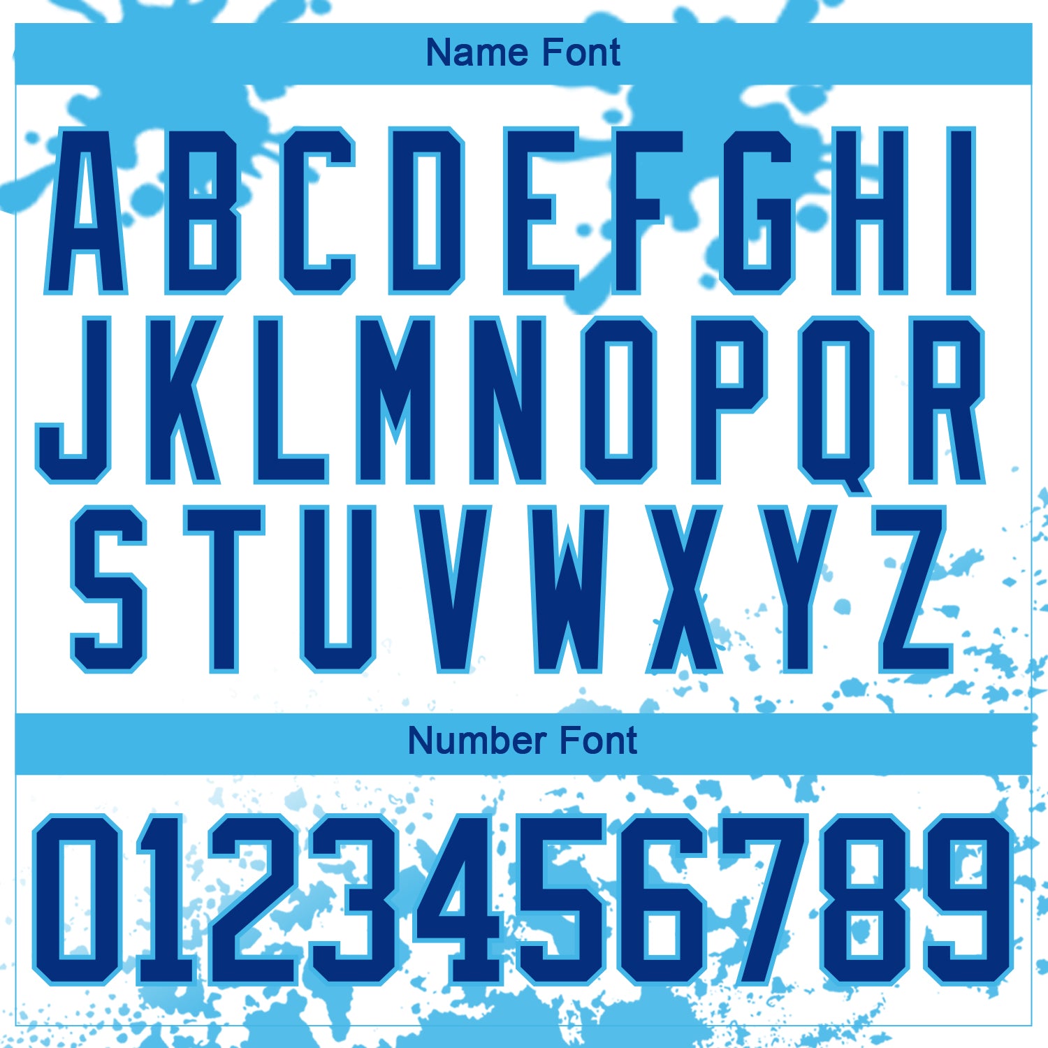 Custom Camo Royal Sky Blue-White Splash Hockey Lace Neck Jersey