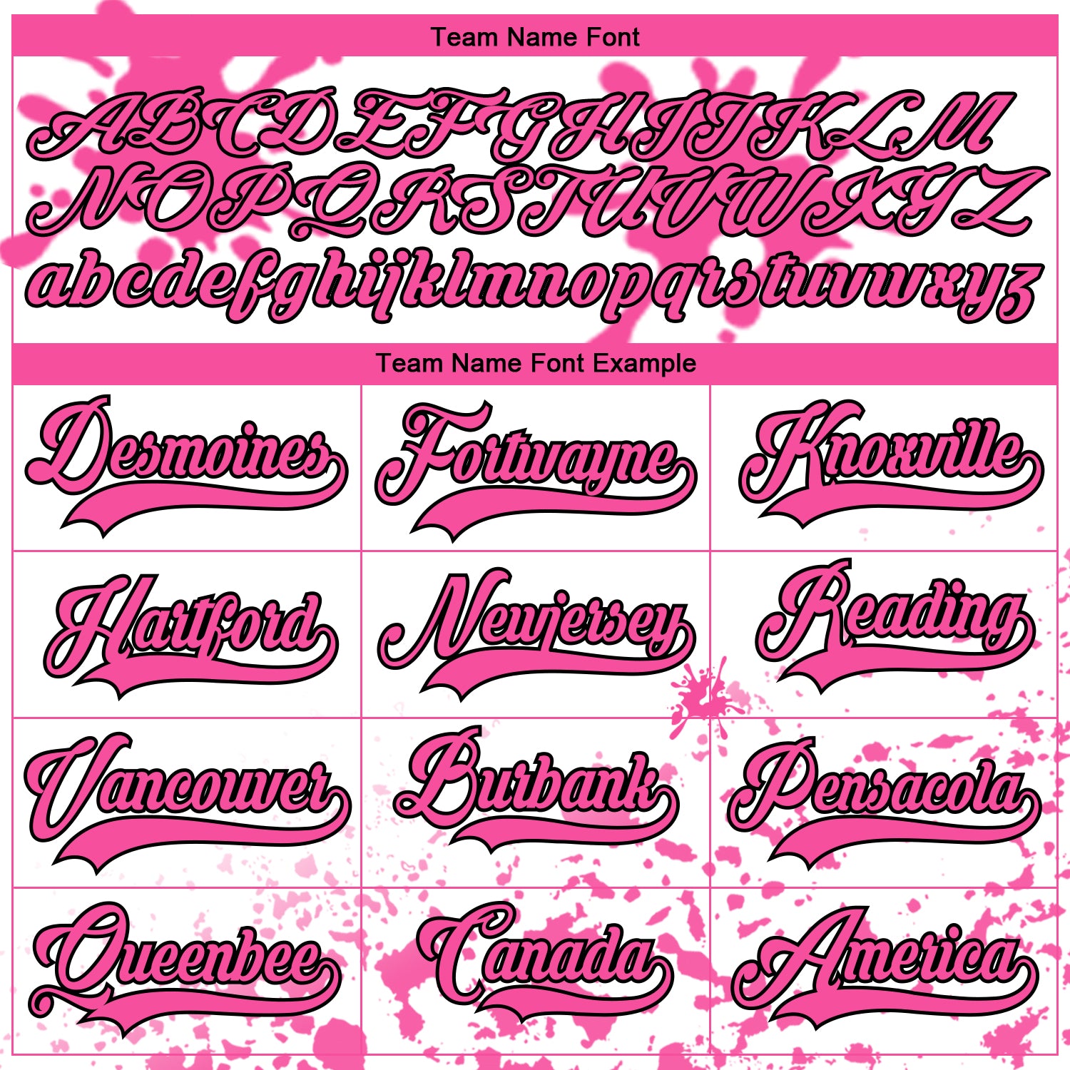 Custom Camo Pink Black-White Splash Hockey Lace Neck Jersey