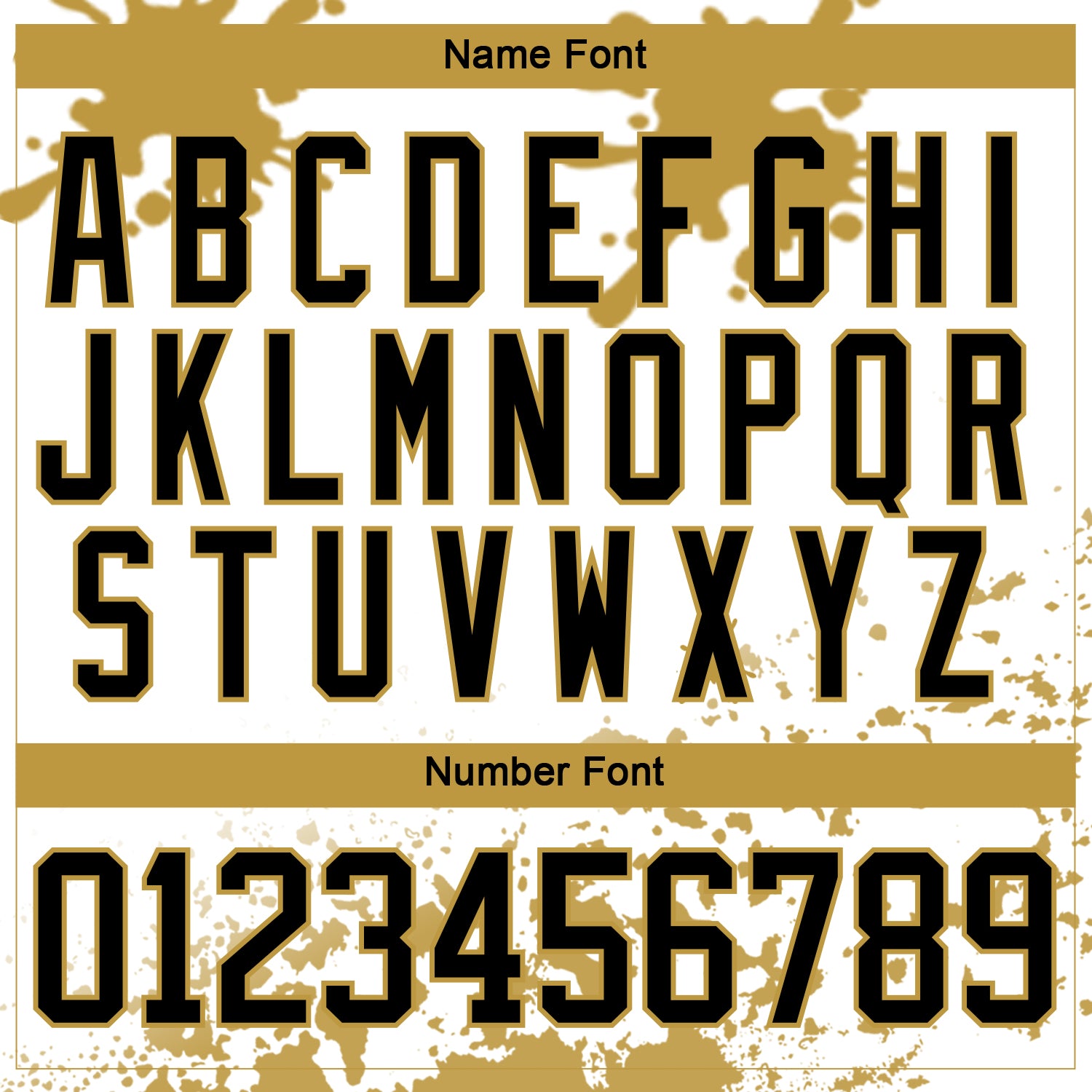 Custom Camo Black Old Gold-White Splash Hockey Lace Neck Jersey