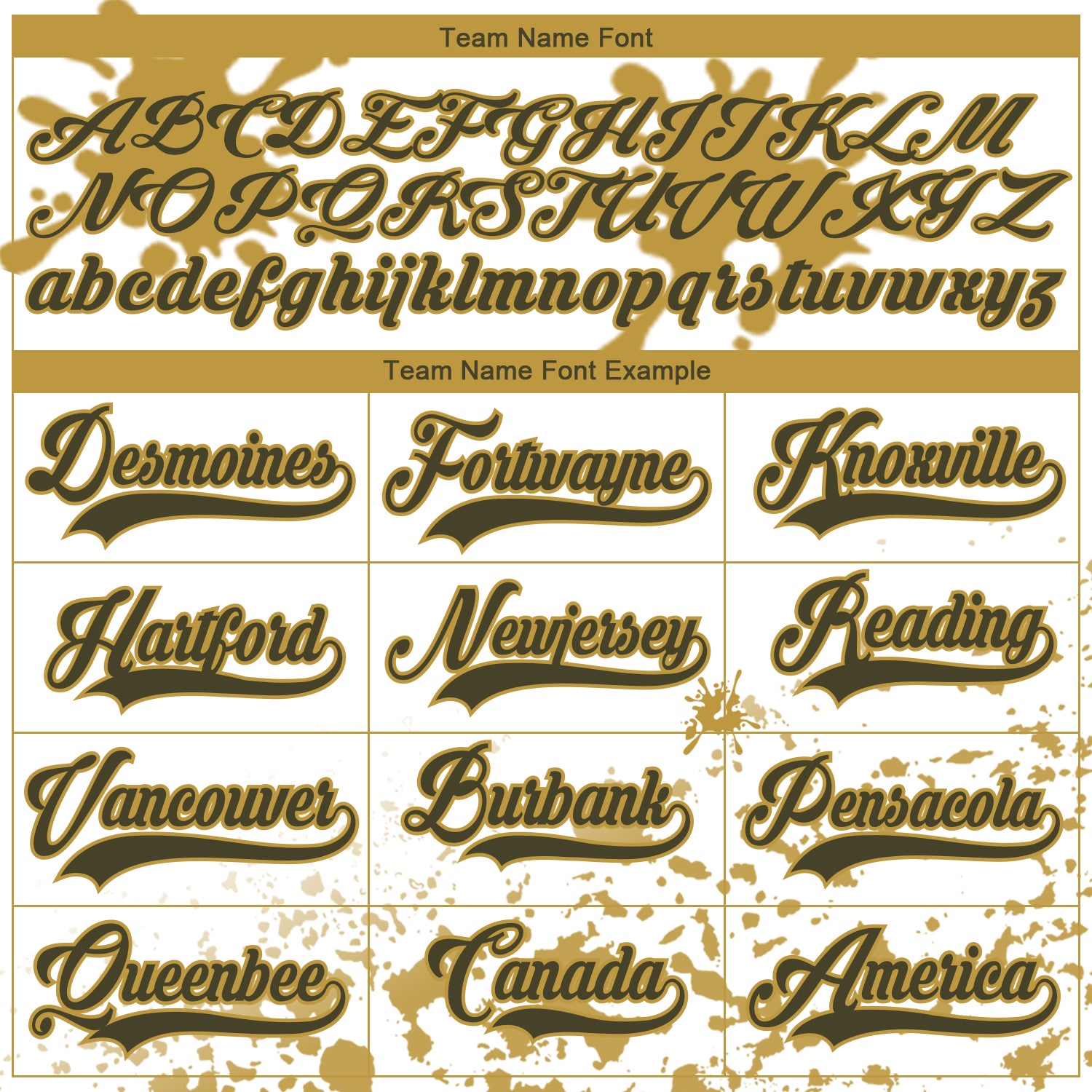 Custom Camo Olive Old Gold-White Splash Hockey Lace Neck Jersey