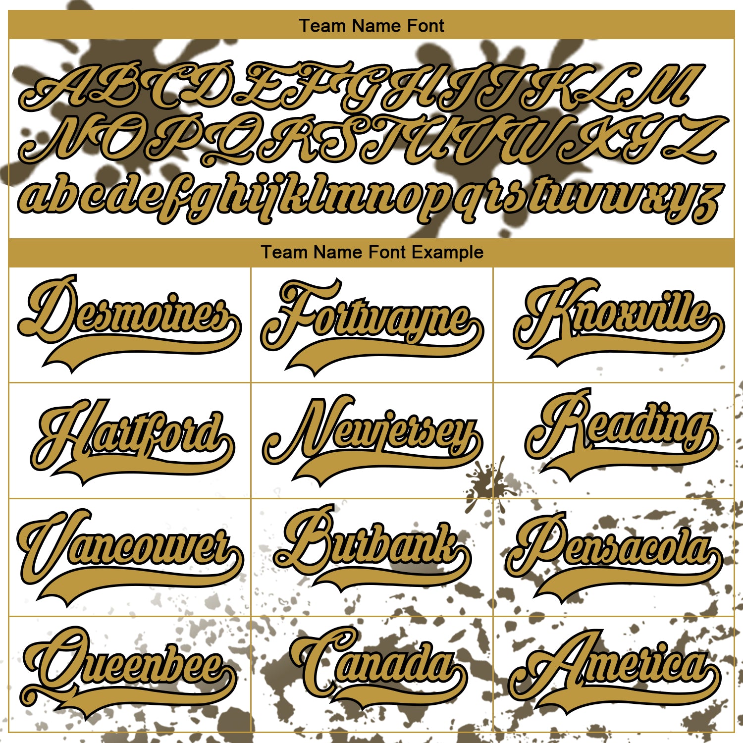 Custom Camo Old Gold Olive Black-White Splash Hockey Lace Neck Jersey