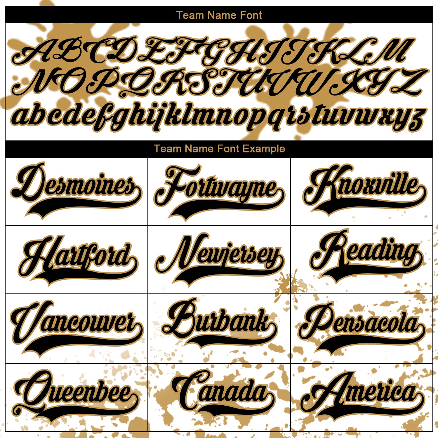 Custom Camo Black Old Gold-White Splash Hockey Lace Neck Jersey