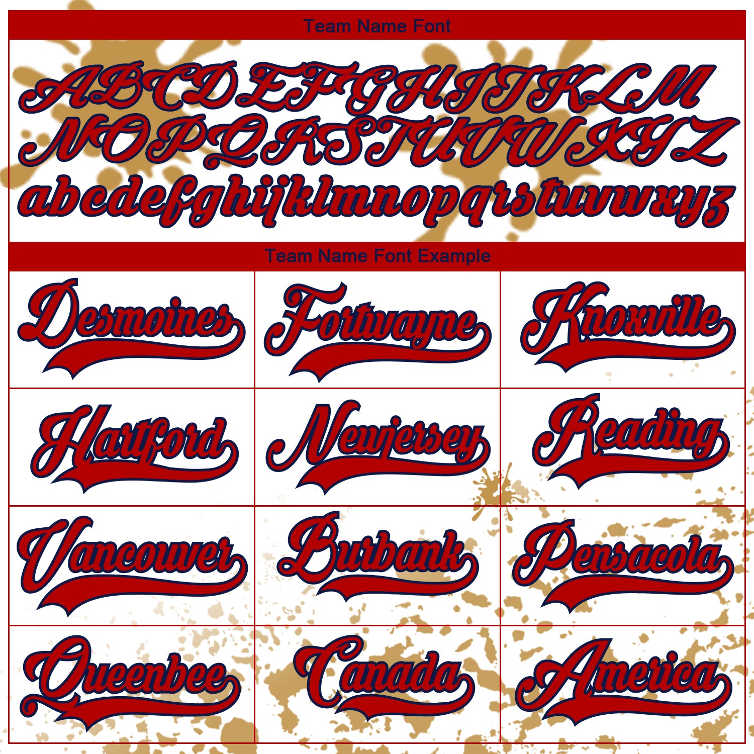 Custom Camo Red Old Gold Navy-White Splash Hockey Lace Neck Jersey