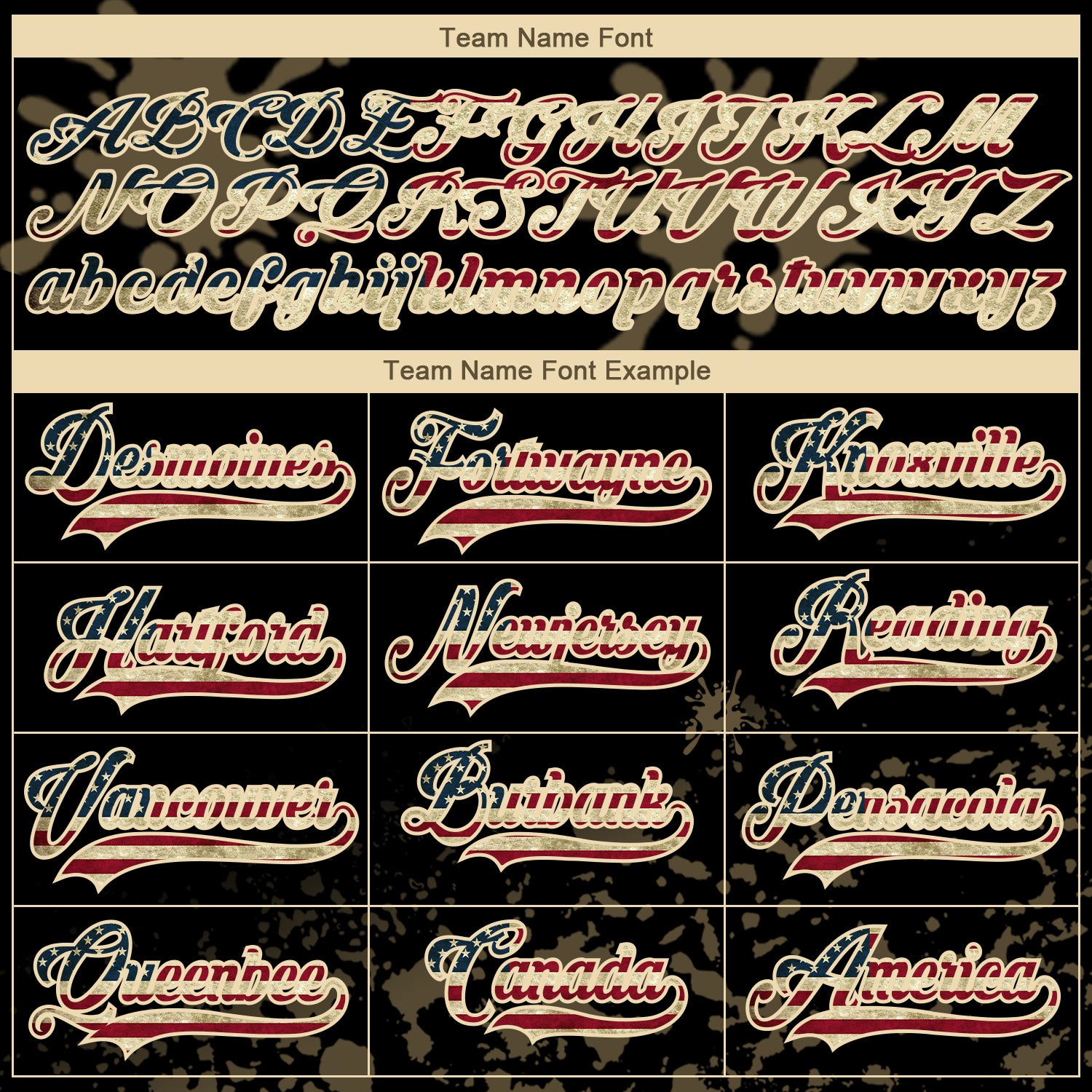 Custom Camo Vintage USA Flag Olive Black-Cream Splash Hockey Lace Neck Jersey