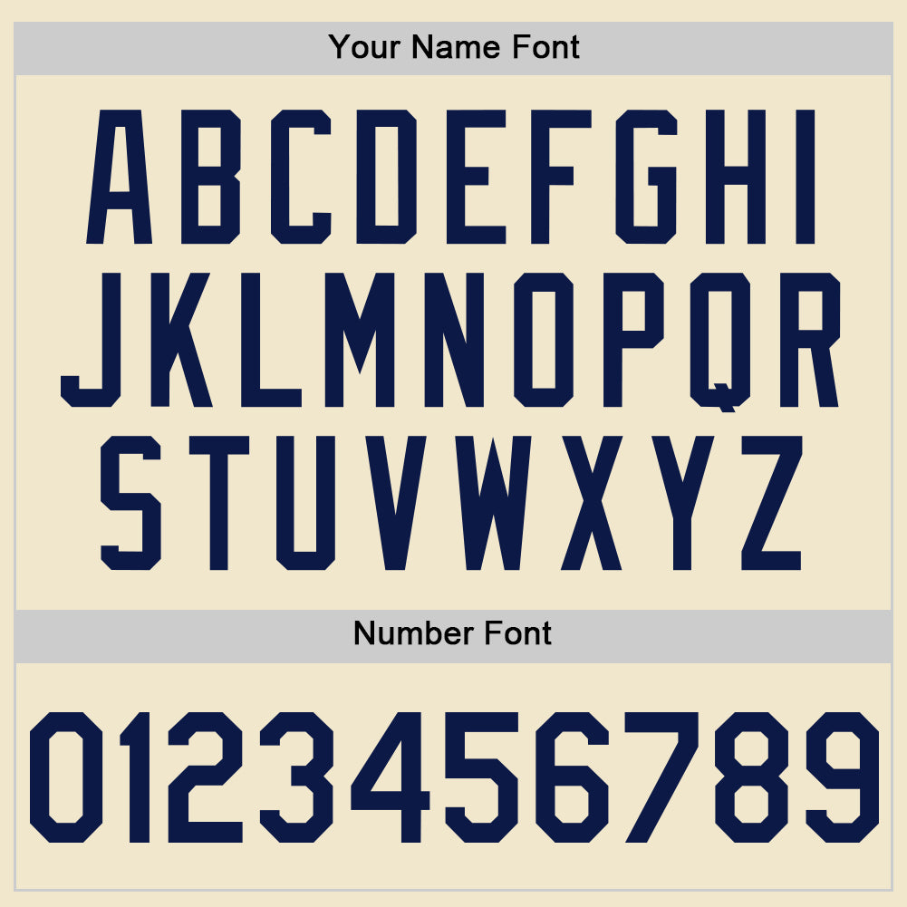 Custom Cream Navy Mesh Authentic Throwback Baseball Jersey