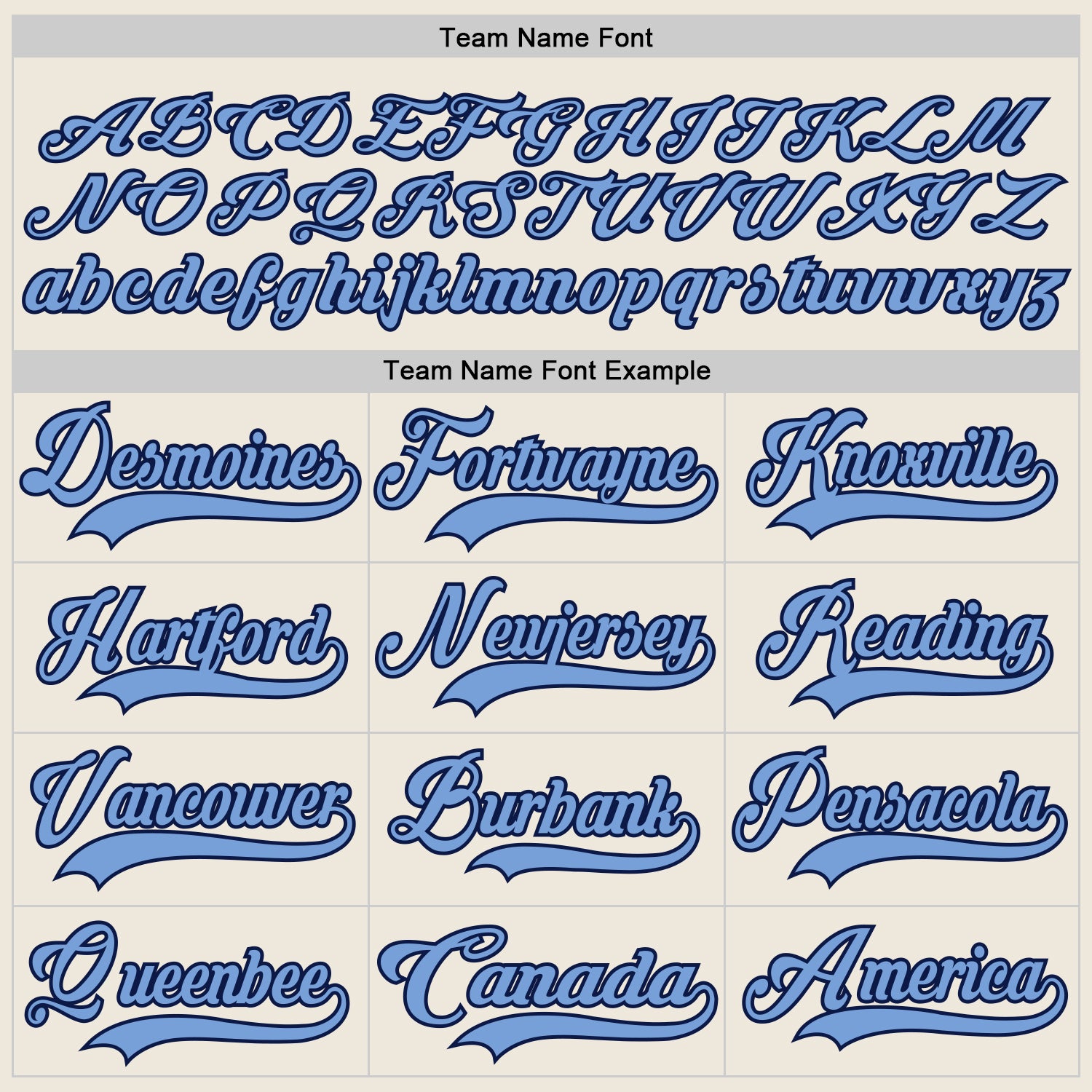 Custom Cream Light Blue-Navy Hockey Jersey