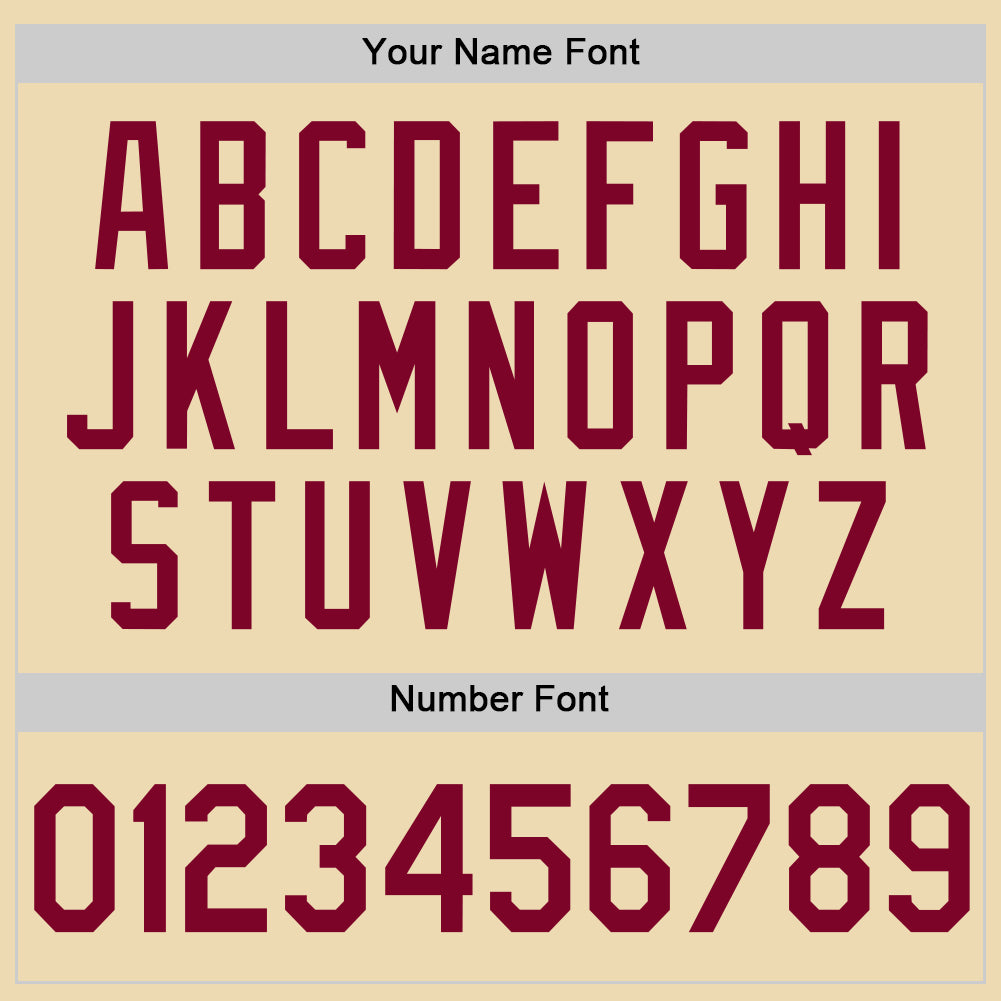 Custom Cream Maroon Authentic Throwback Basketball Jersey