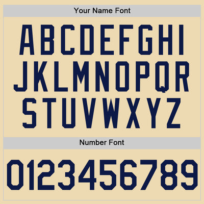 Custom Cream Navy Authentic Throwback Basketball Jersey