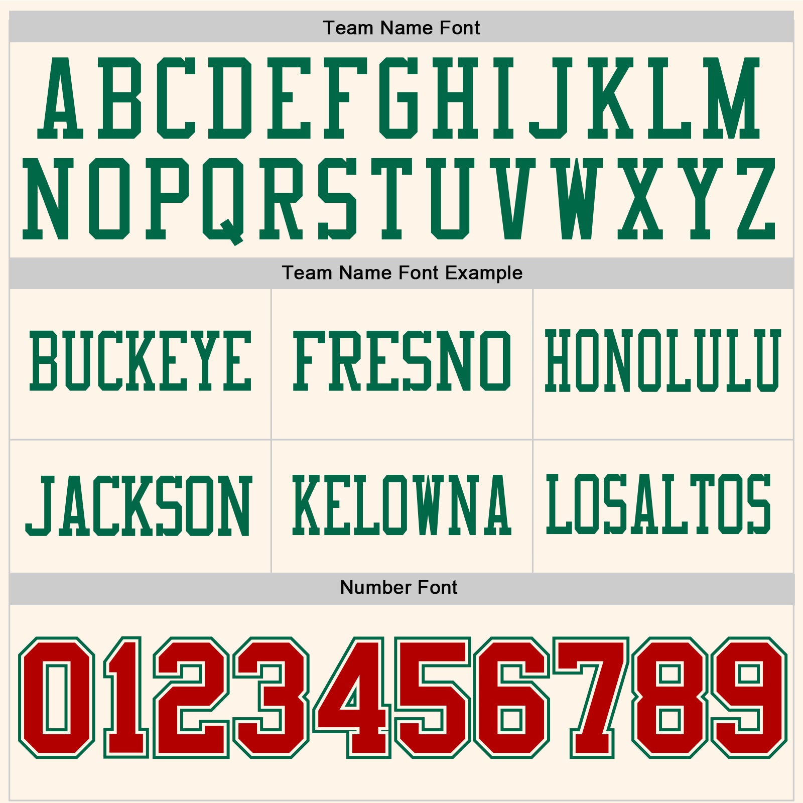 Custom Cream Red-Kelly Green Authentic Football Jersey