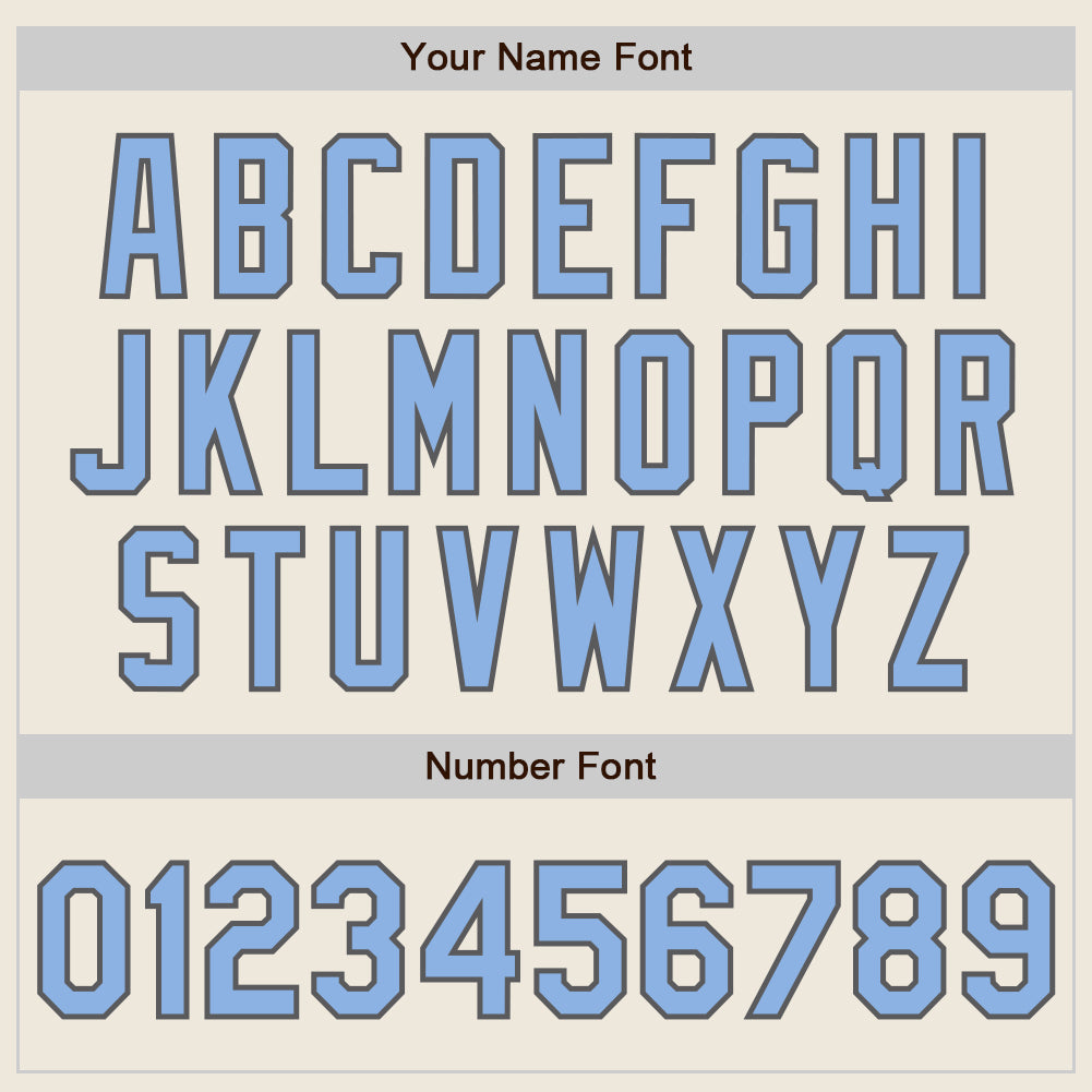 Custom Stitched Cream Light Blue-Steel Gray Baseball Pullover Sweatshirt Hoodie