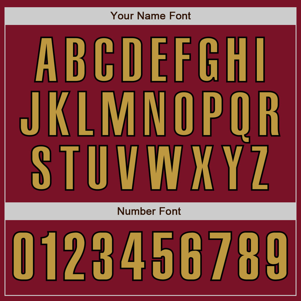 Custom Crimson Old Gold-Black Authentic Baseball Jersey