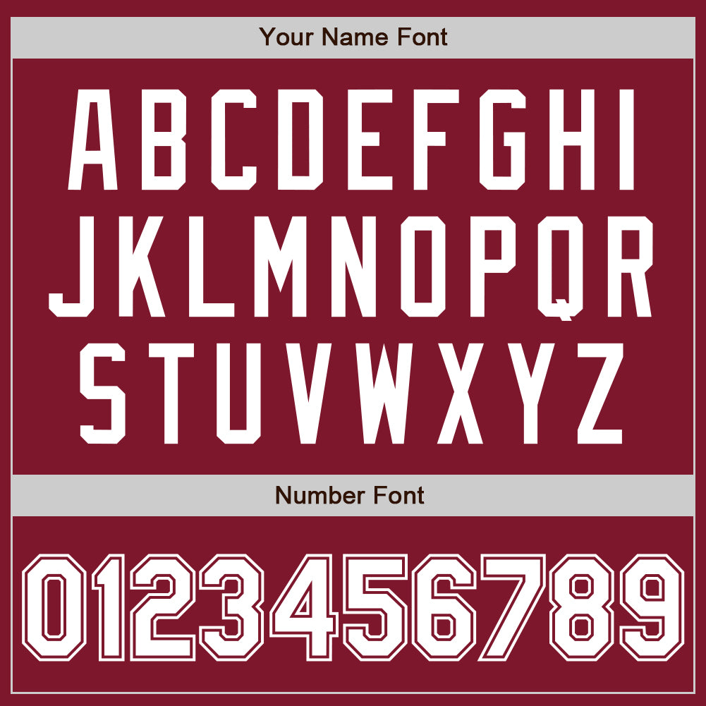 Custom Crimson White Authentic Baseball Jersey