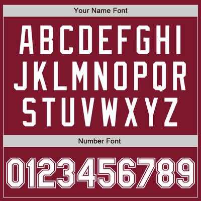 Custom Crimson White Authentic Baseball Jersey