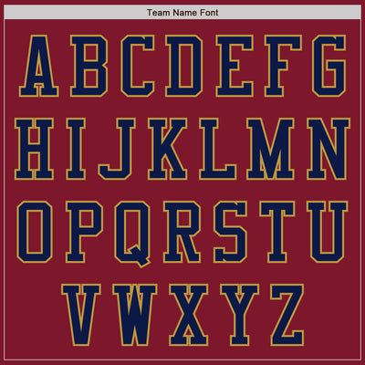 Custom Crimson Old Gold-Navy Authentic Baseball Jersey