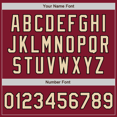 Custom Crimson City Cream-Black Authentic Baseball Jersey