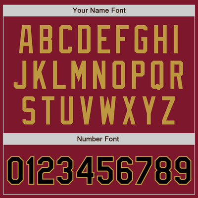 Custom Crimson Black-Old Gold Authentic Baseball Jersey