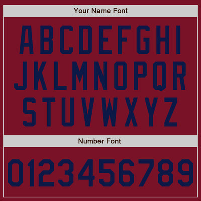 Custom Crimson Navy Authentic Baseball Jersey