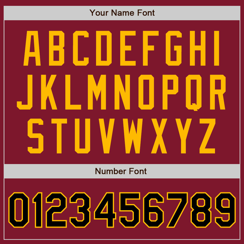 Custom Stitched Crimson Black-Gold Baseball Pullover Sweatshirt Hoodie