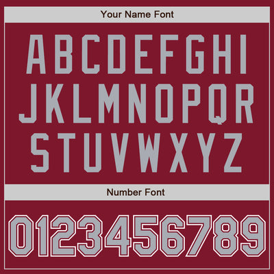 Custom Stitched Crimson Gray-White Baseball Pullover Sweatshirt Hoodie