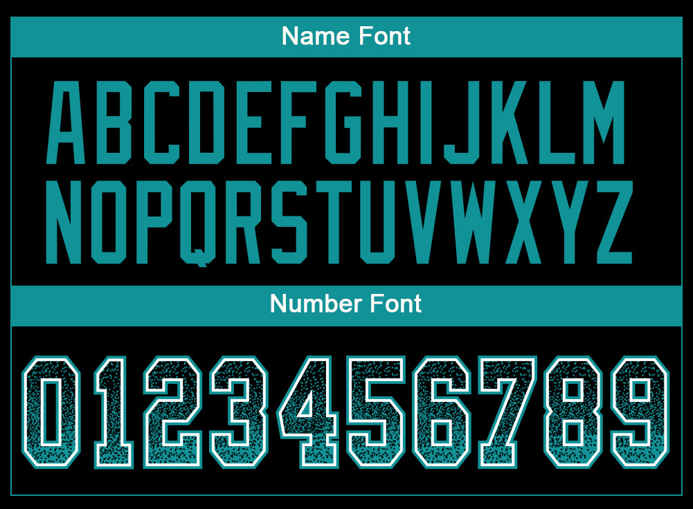 Custom Black Teal-White Drift Fashion Football Jersey