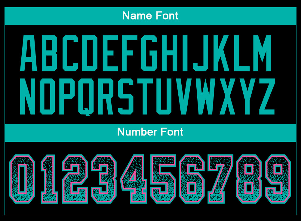 Custom Black Aqua-Pink Drift Fashion Football Jersey