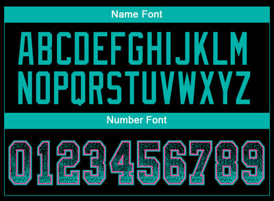 Custom Black Aqua-Pink Drift Fashion Football Jersey