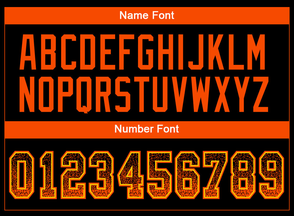 Custom Black Orange-Yellow Drift Fashion Football Jersey
