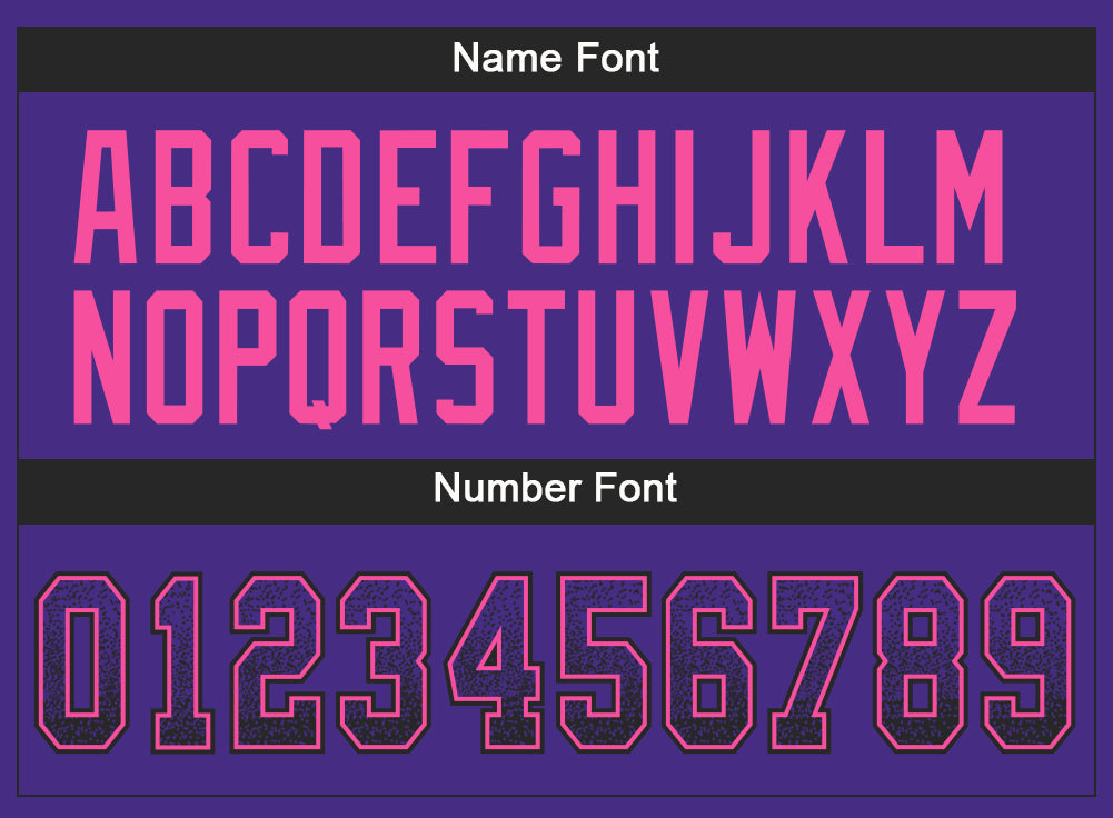 Custom Purple Black-Pink Drift Fashion Football Jersey