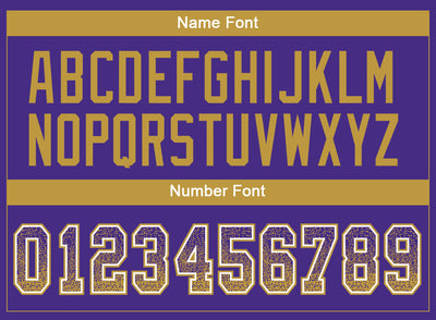Custom Purple Old Gold-White Drift Fashion Football Jersey
