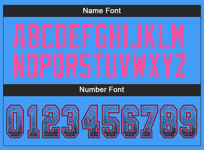 Custom Powder Blue Black-Pink Drift Fashion Football Jersey