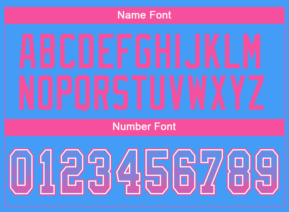 Custom Powder Blue Pink-White Drift Fashion Football Jersey