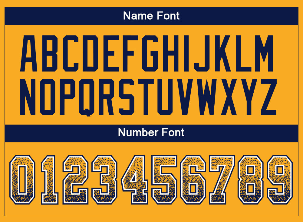 Custom Gold Navy-White Drift Fashion Football Jersey