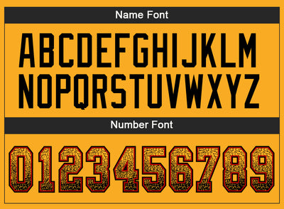 Custom Gold Black-Red Drift Fashion Football Jersey