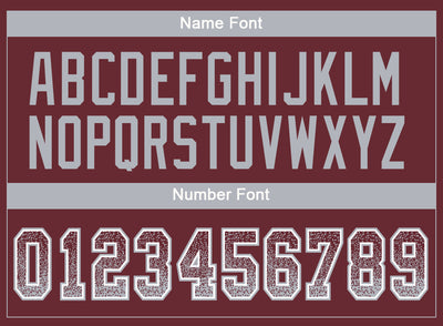Custom Burgundy Gray-White Drift Fashion Football Jersey