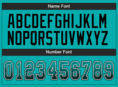 Custom Aqua Black-White Drift Fashion Football Jersey