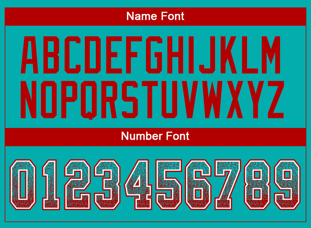 Custom Aqua Red-White Drift Fashion Football Jersey