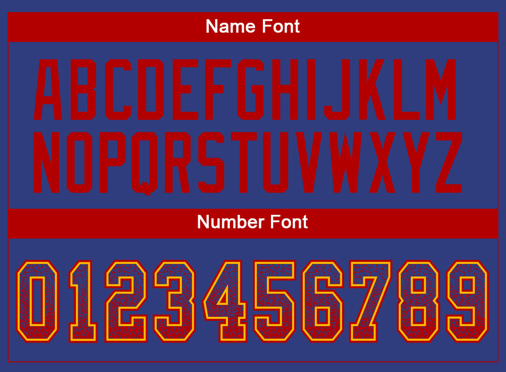 Custom Royal Red-Gold Drift Fashion Football Jersey