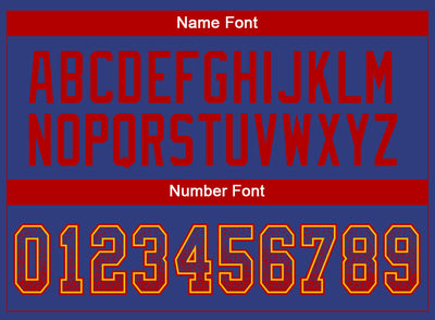 Custom Royal Red-Gold Drift Fashion Football Jersey