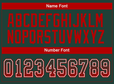 Custom Green Red-White Drift Fashion Football Jersey