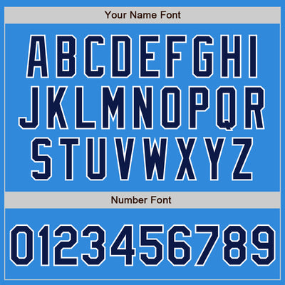 Custom Electric Blue Navy-White Authentic Baseball Jersey