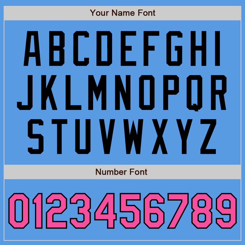 Custom Electric Blue Pink-Black Authentic Baseball Jersey